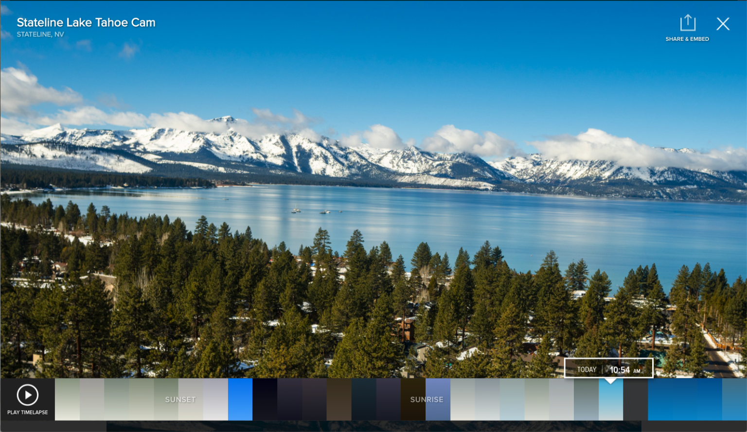 Lake Tahoe Live Webcams Tahoe Fund